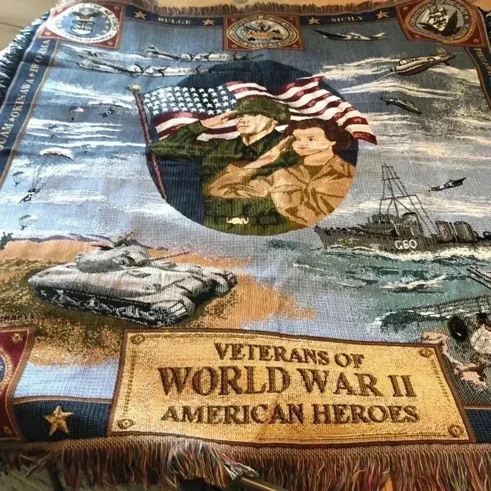 3 for 30$ veterans throw blanket NEW